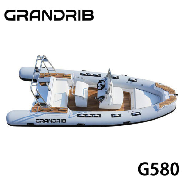 Grandrib G580 Factory Supply Rigid Hull Inflatable Boat And Dinghy for Sale