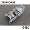 Grandrib G480 Premium Luxury Tender Boats And Semi Rigid Folding Rib Boats for Sale