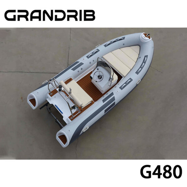 Grandrib G480 Premium Luxury Tender Boats And Semi Rigid Folding Rib Boats for Sale