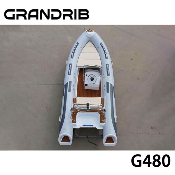 Grandrib G480 Premium Luxury Tender Boats And Semi Rigid Folding Rib Boats for Sale
