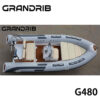 Grandrib G480 Premium Luxury Tender Boats And Semi Rigid Folding Rib Boats for Sale