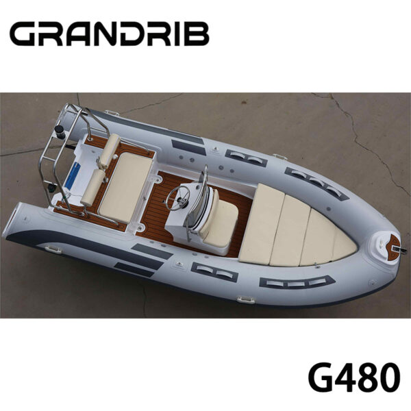 Grandrib G480 Premium Luxury Tender Boats And Semi Rigid Folding Rib Boats for Sale
