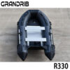 Grandrib R330 11ft Inflatable Dinghy Boat for Adults Includes Paddles Rib Boat for Scuba Diving Kayak Raft Drifting Sports Rowing Boat