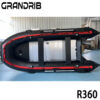 Grandrib R360 Accommodate 6 Persons Foldable Aluminum /Plywood /Air Deck Floor PVC Inflatable Boat