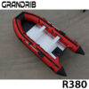 Grandrib R380 Hot Sale Luxury High Speed Fishing Boats Inflatable Hypalon PVC 3.8M Modern Design Outboard Boat