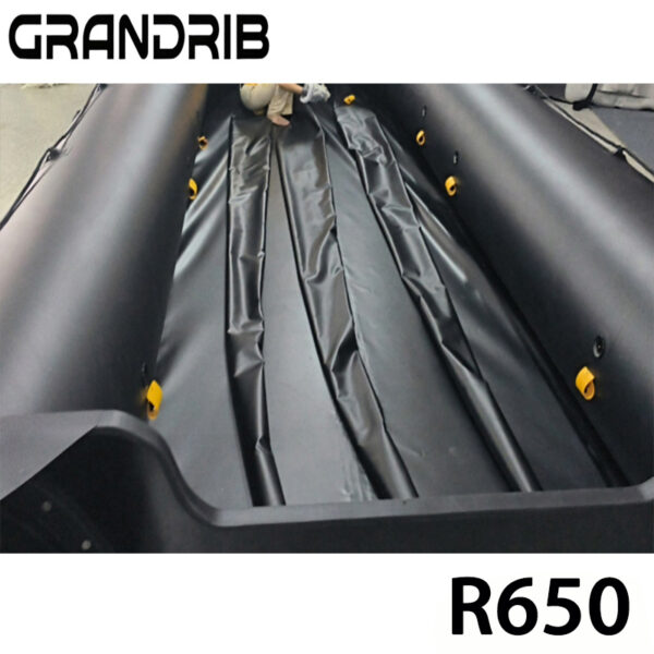 Grandrib R650 16 Persons 6.5m Outboard Motor PVC Material Rigid Inflatable Fishing Boat Sport Enjoysea Boats