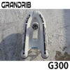 Grandrib G300 9.8ft Fiberglass Hull RIB Hypalon PVC Inflatable Tubes Sport Rigid Rib Fishing Boat