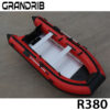 Grandrib R380 Hot Sale Luxury High Speed Fishing Boats Inflatable Hypalon PVC 3.8M Modern Design Outboard Boat