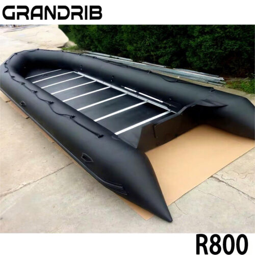 1 Grandrib R800 Factory wholesale customized quality inflatable boats for fishing, rescue, transportation, and entertainment activities.