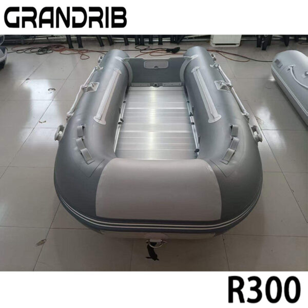 Grandrib R300 Rubber Boat 9.9FT Fishing Pontoon Boats PVC Hypalon Rescue Inflatable Boat Manufacturers