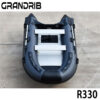 Grandrib R330 11ft Inflatable Dinghy Boat for Adults Includes Paddles Rib Boat for Scuba Diving Kayak Raft Drifting Sports Rowing Boat