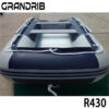 2 Grandrib R430 PVC 4.3m High Speed Catamaran Inflatable Boat Drop Stitch Floor Rowing Boat