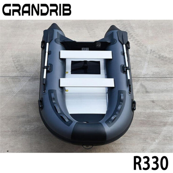 Grandrib R330 11ft Inflatable Dinghy Boat for Adults Includes Paddles Rib Boat for Scuba Diving Kayak Raft Drifting Sports Rowing Boat