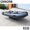 Grandrib R330 11ft Inflatable Dinghy Boat for Adults Includes Paddles Rib Boat for Scuba Diving Kayak Raft Drifting Sports Rowing Boat