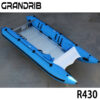 4-2 Grandrib R430 PVC 4.3m High Speed Catamaran Inflatable Boat Drop Stitch Floor Rowing Boat