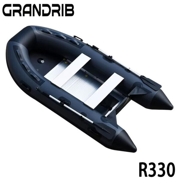 Grandrib R330 11ft Inflatable Dinghy Boat for Adults Includes Paddles Rib Boat for Scuba Diving Kayak Raft Drifting Sports Rowing Boat